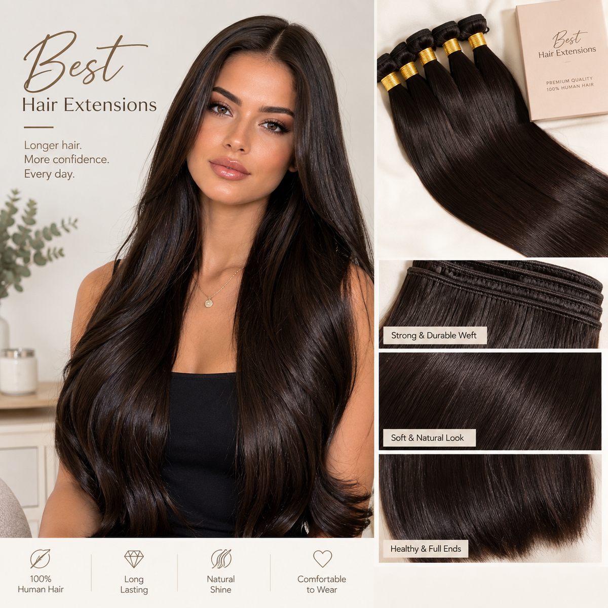 Best Hair Extensions: How to Choose the Right Type Mağazam