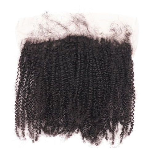 13x6 Transparent Extra Kinky Curl Frontal