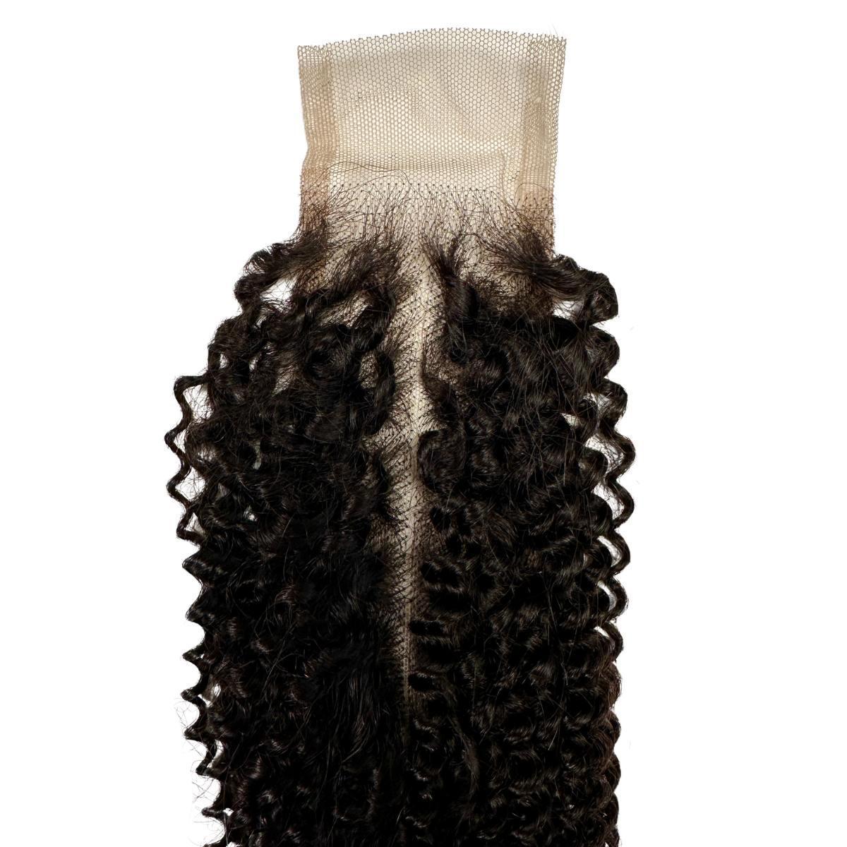 2x6 Transparent Jerry Curl Closure