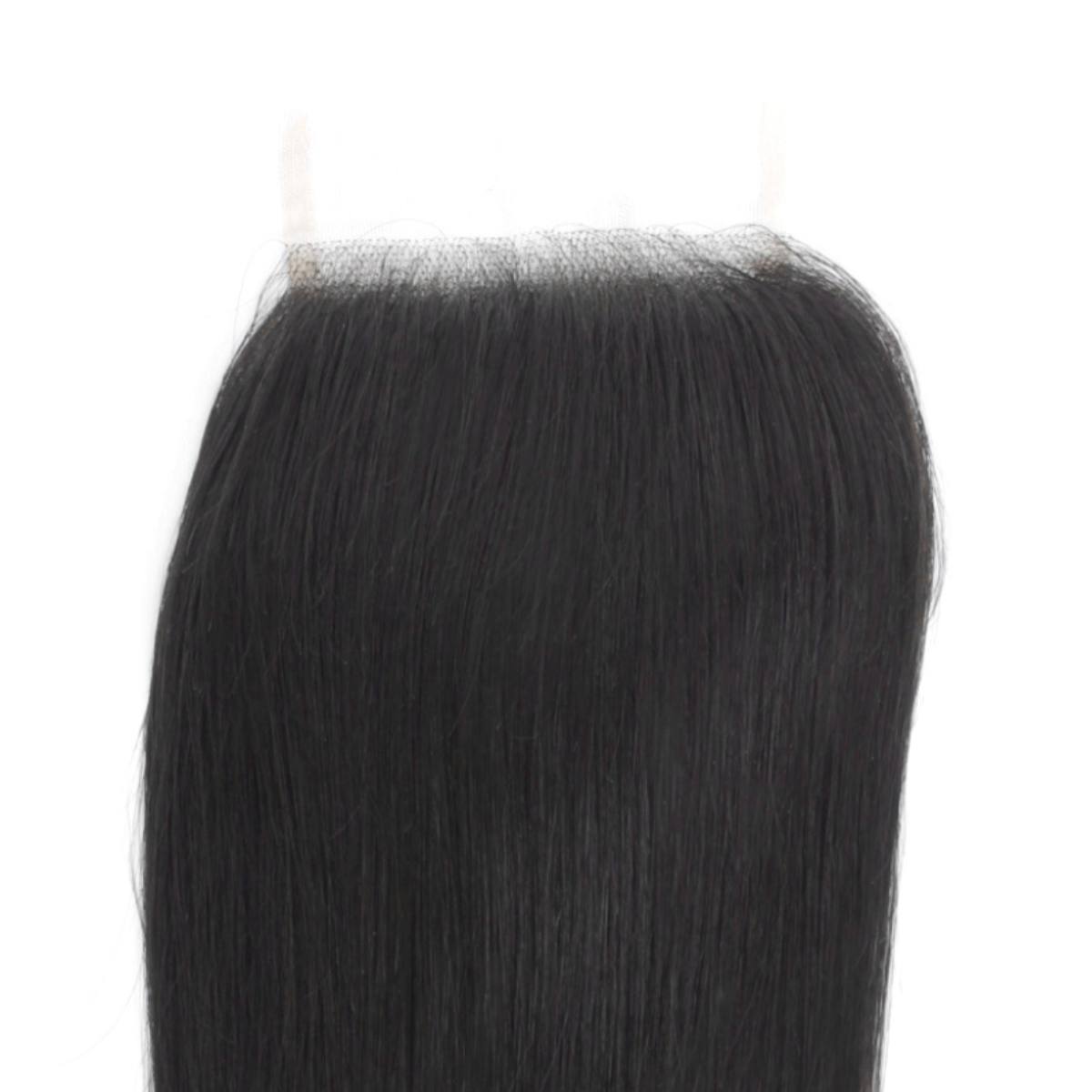 4x4 Transparent Raw Straight Closure