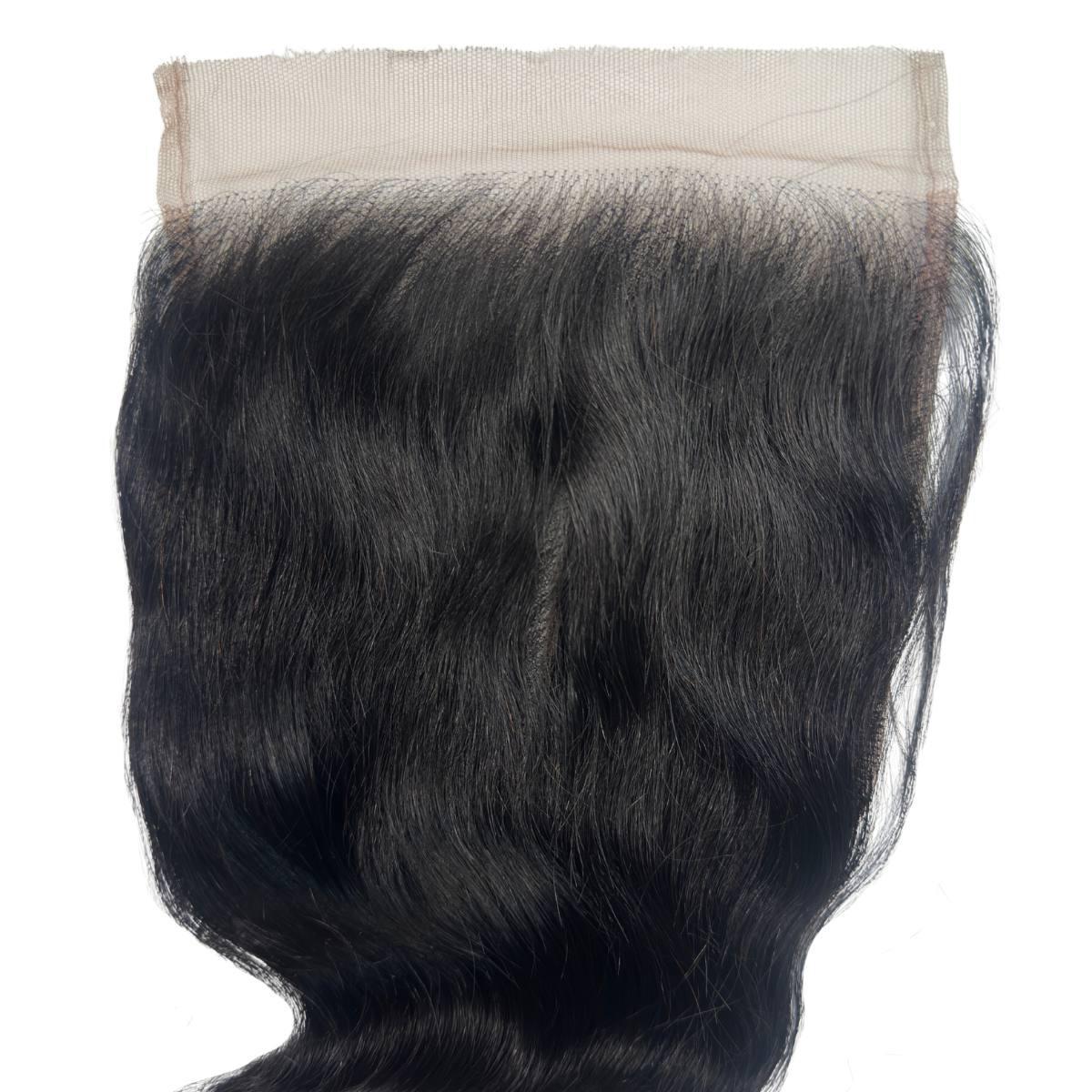 6x6 HD Jet Black Body Wave Closure