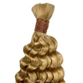 Blonde Deep Wave Color Bulk Human Braiding Hair