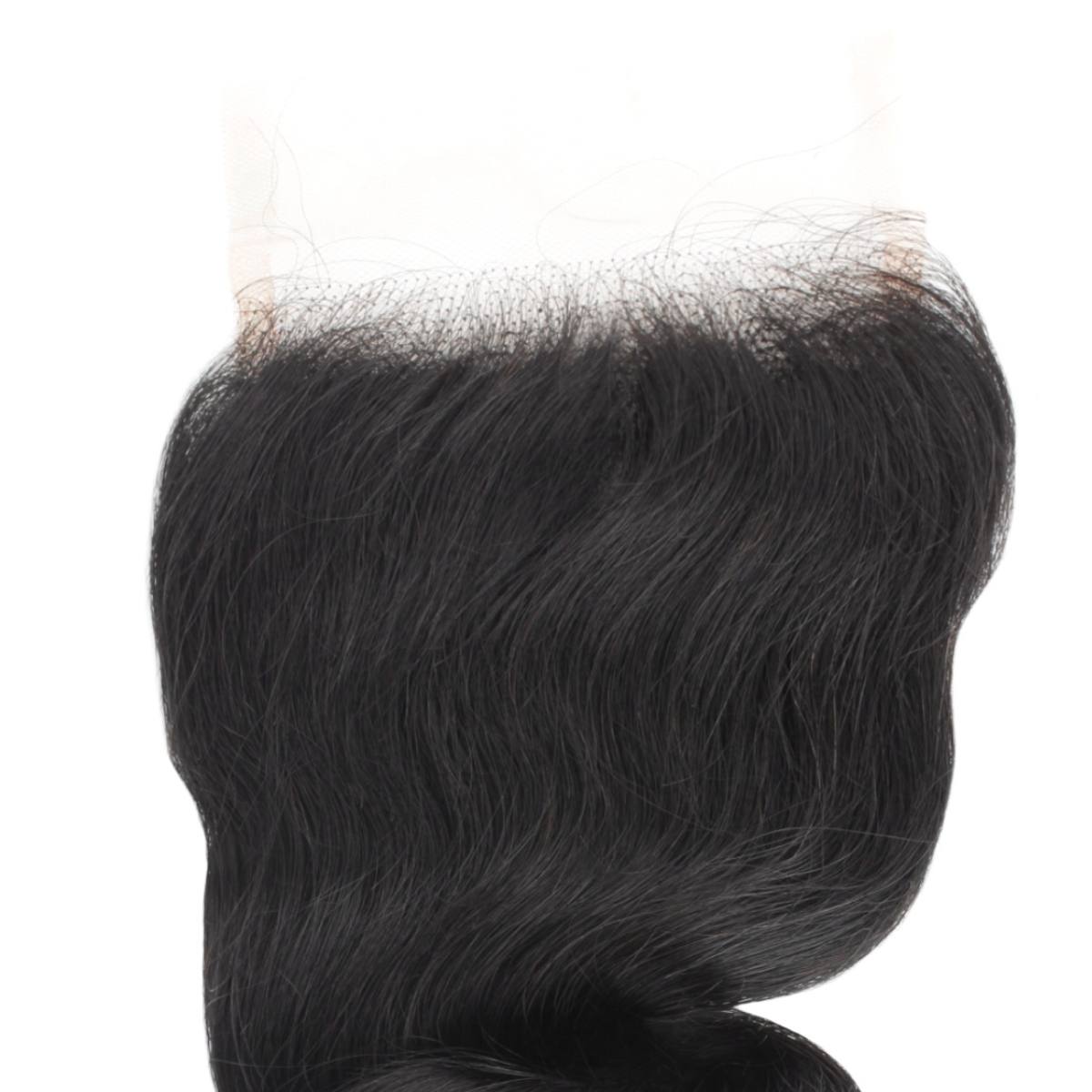 Raw 5x5 Transparent Loose Wave Closure