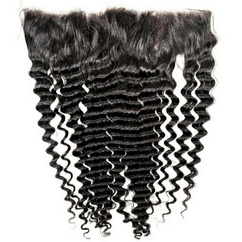 13x4 Transparent Deep Wave Frontal