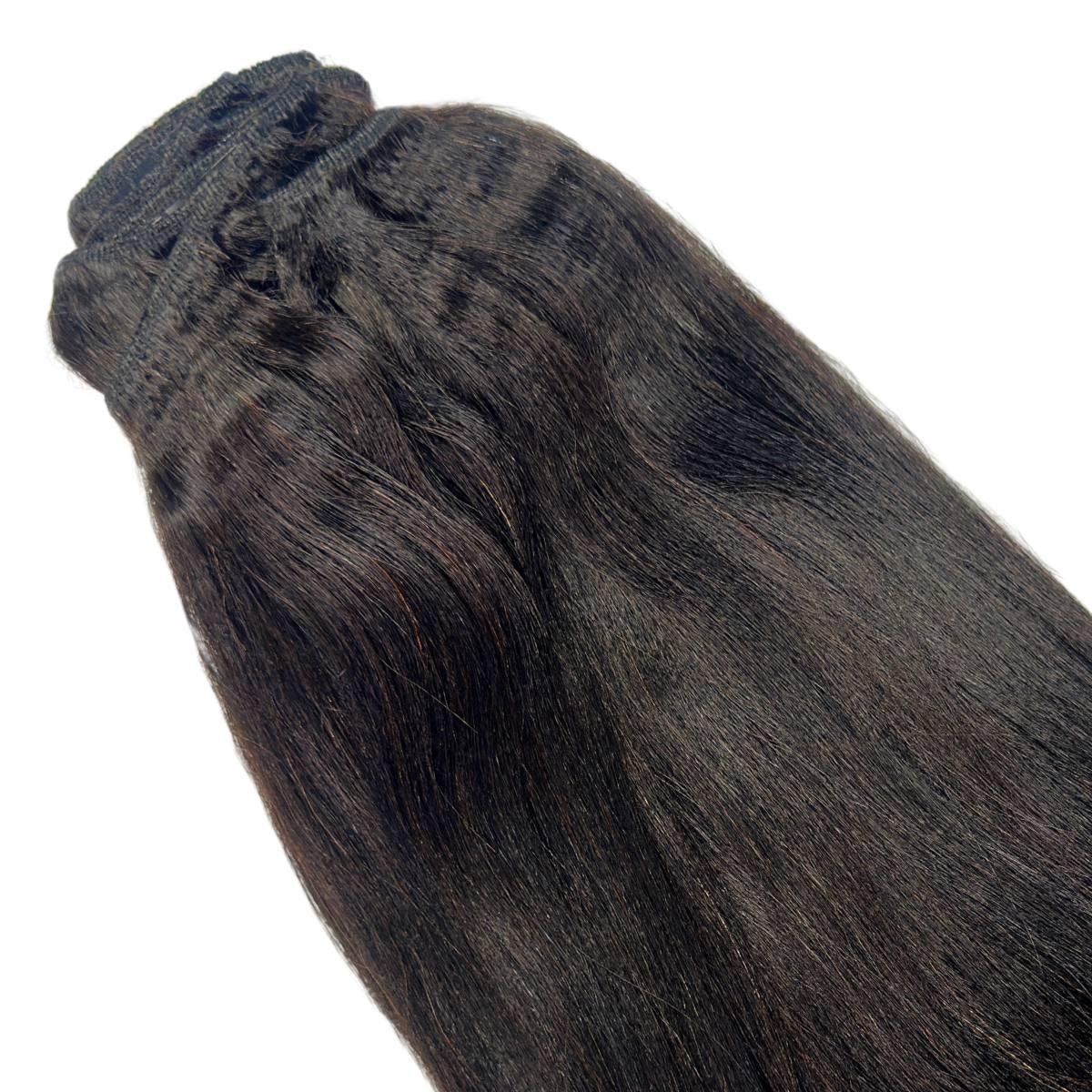 Yaki Straight Clip-In Hair Extensions