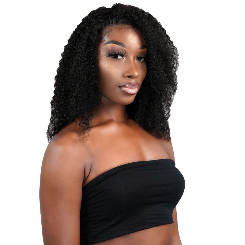 13x4 Transparent Lace Front Kinky Curly Wig