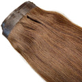 Medium Brown Seamless Clip-In Hair Extensions