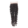 4x4 Transparent Italian Curl Closure