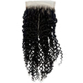 Raw 5x5 Transparent Kinky Curly Closure