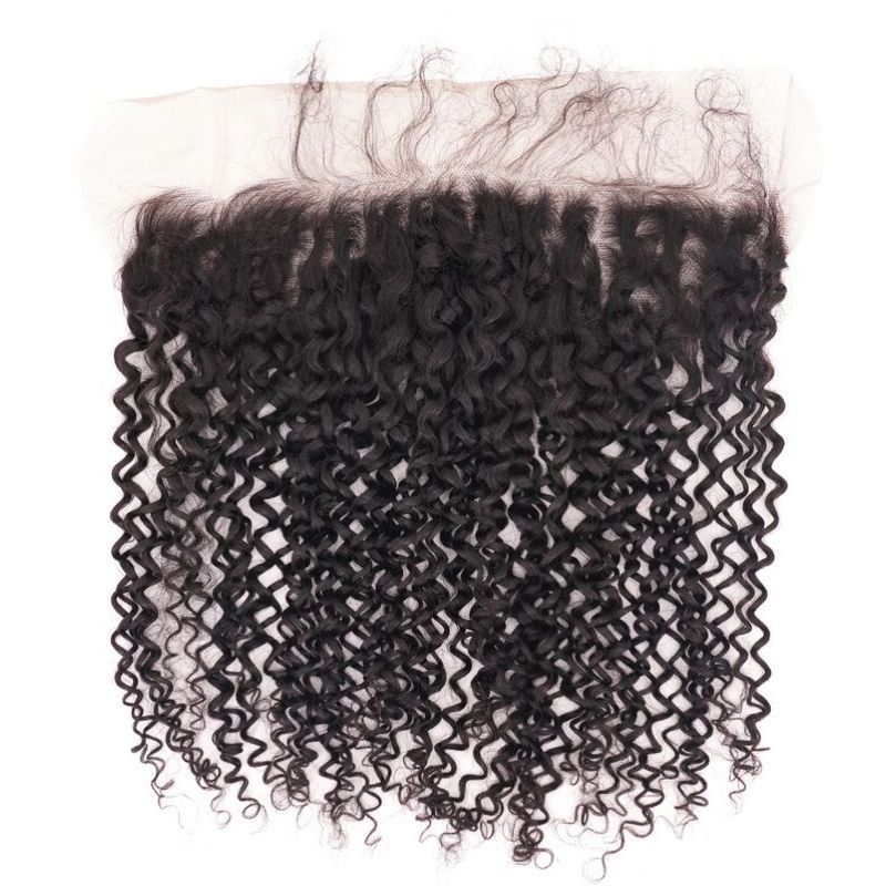 Raw 13x4 Transparent Tight Curl Frontal