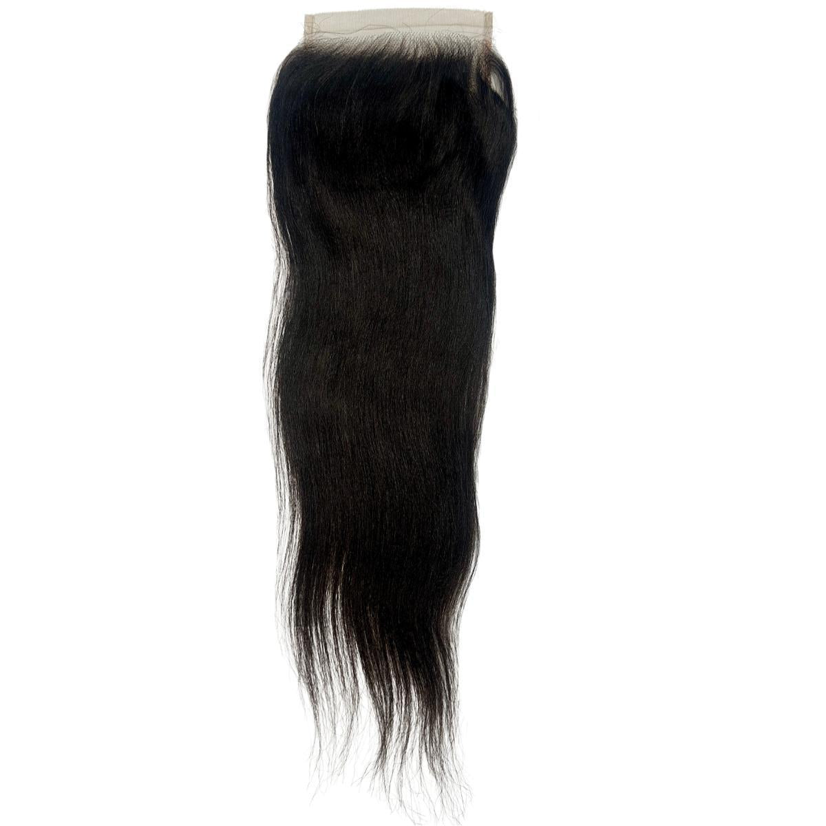 Raw 5x5 Transparent Yaki Straight Closure