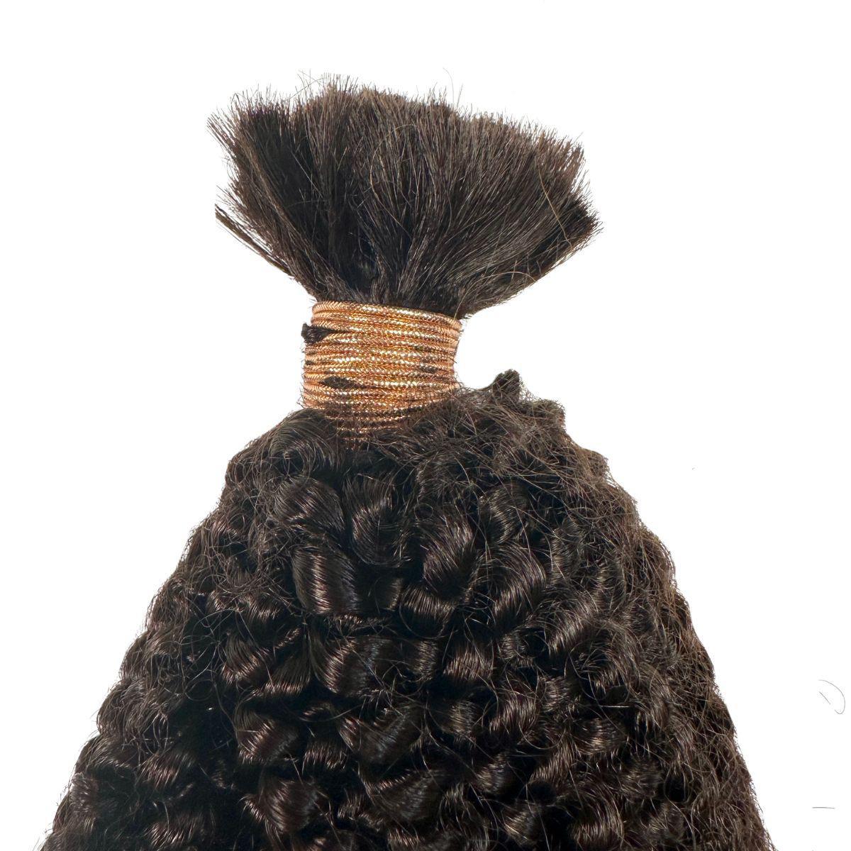 Raw Afro Kinky Bulk Human Braiding Hair