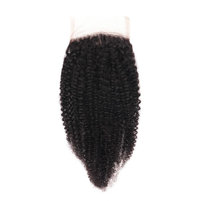 Raw 4x4 Transparent Extra Kinky Curl Closure