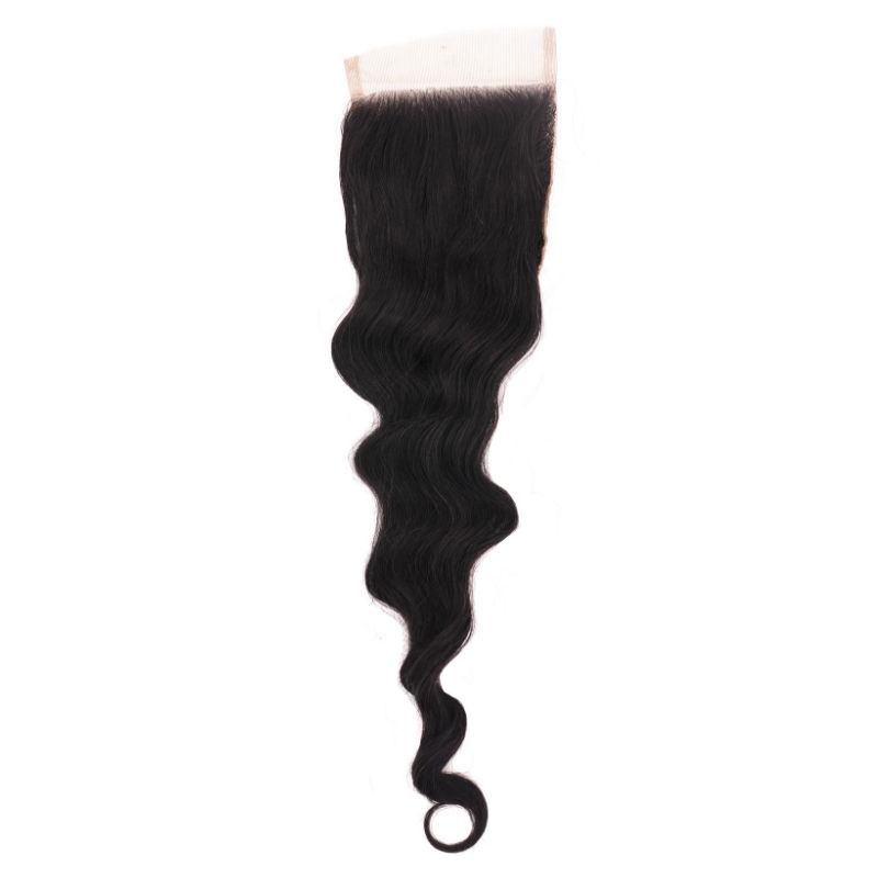 4x4 Transparent Loose Wave Closure