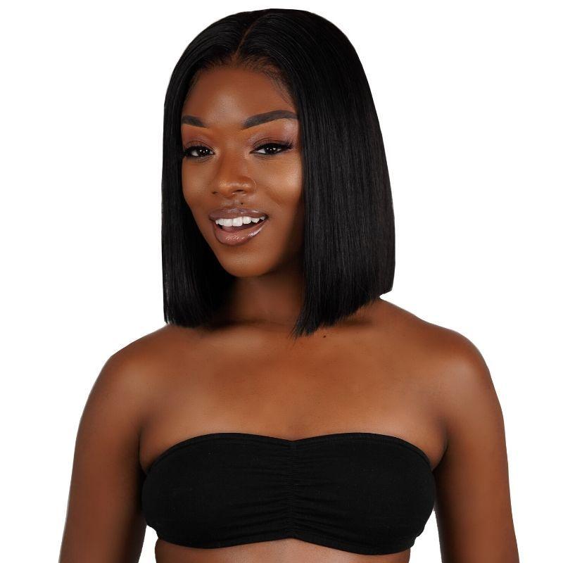 4x4 HD Closure Straight Bob Wig