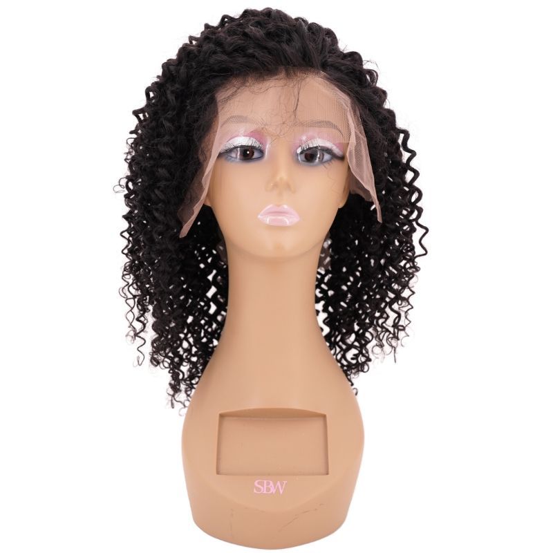 13x4 Transparent Lace Front Tight Curl Wig
